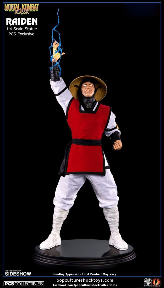 Mortal Kombat Raiden Statues  Exclusive Edition - Prototype Shown View 1
