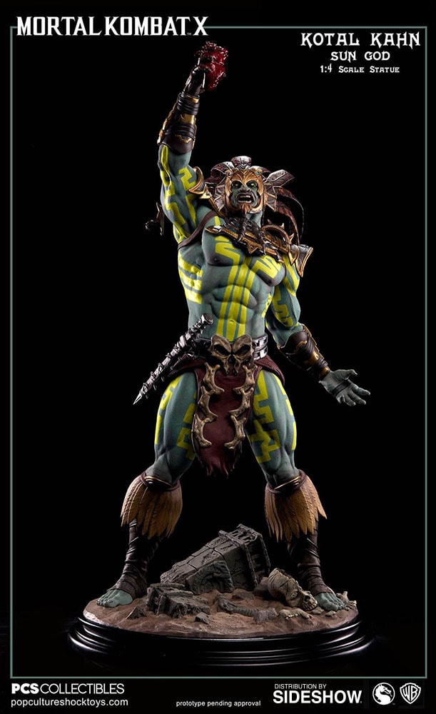 Mortal Kombat Kotal Kahn - Sun God Statues  Exclusive Edition - Prototype Shown View 1