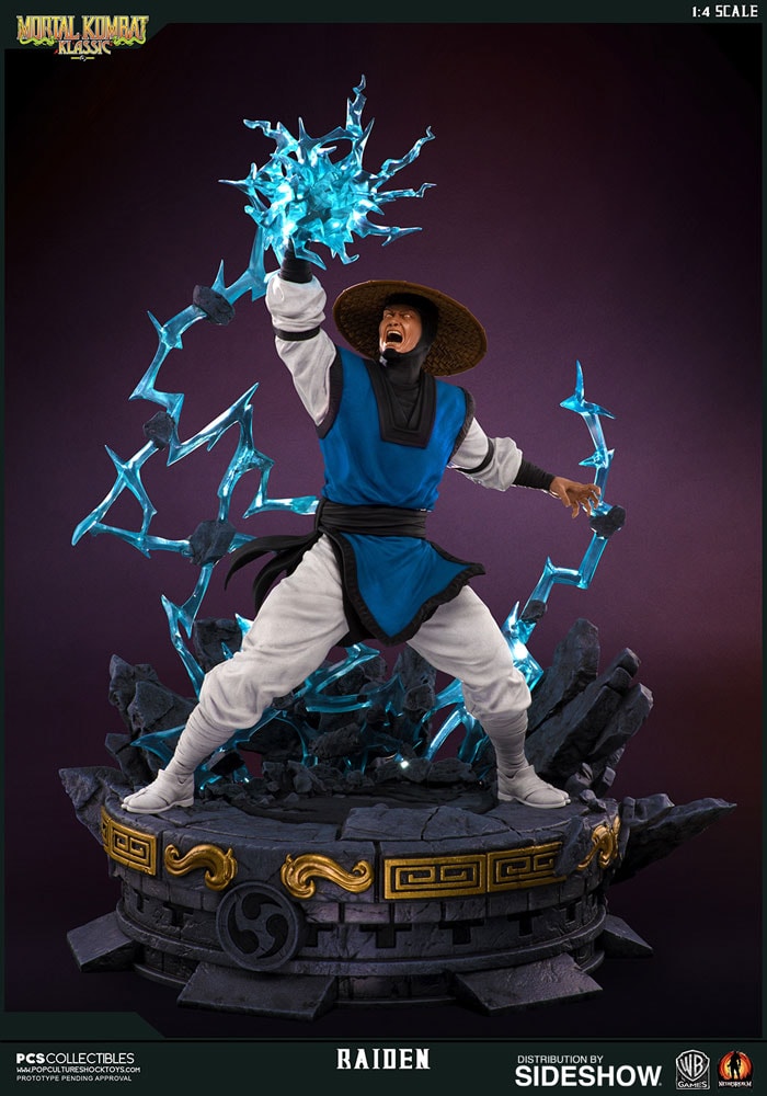 Mortal Kombat Raiden Statues - Prototype Shown View 2