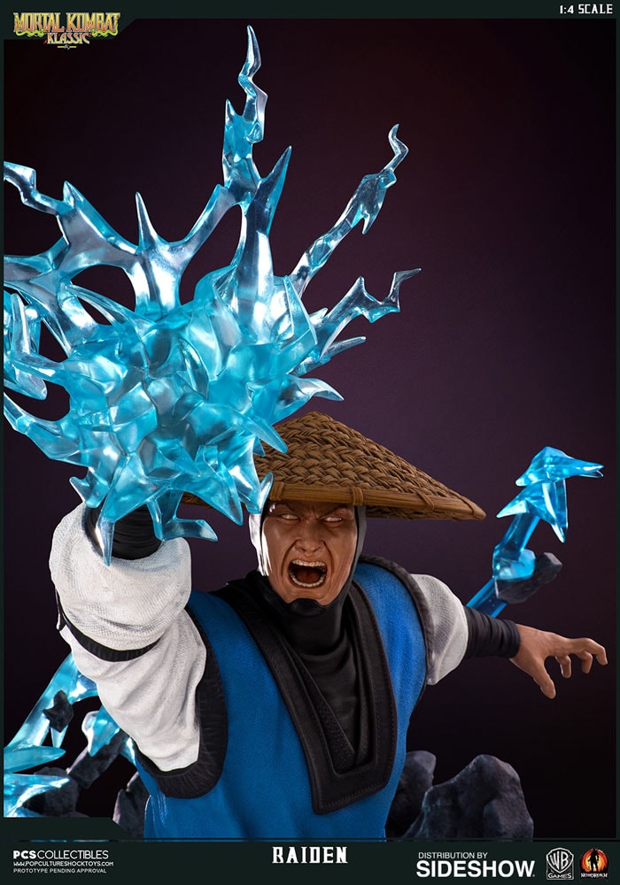 Mortal Kombat Raiden Statues - Prototype Shown View 3