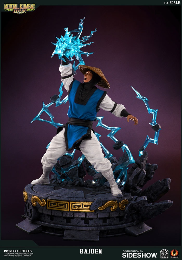 Mortal Kombat Raiden Statues - Prototype Shown View 4