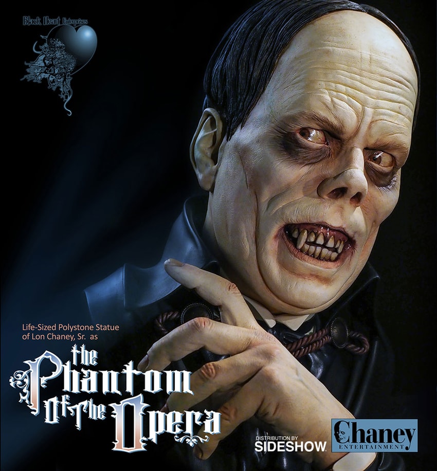 The Phantom of the Opera Lon Chaney Sr as The Phantom of the Opera Life-Size Bust - Prototype Shown View 1