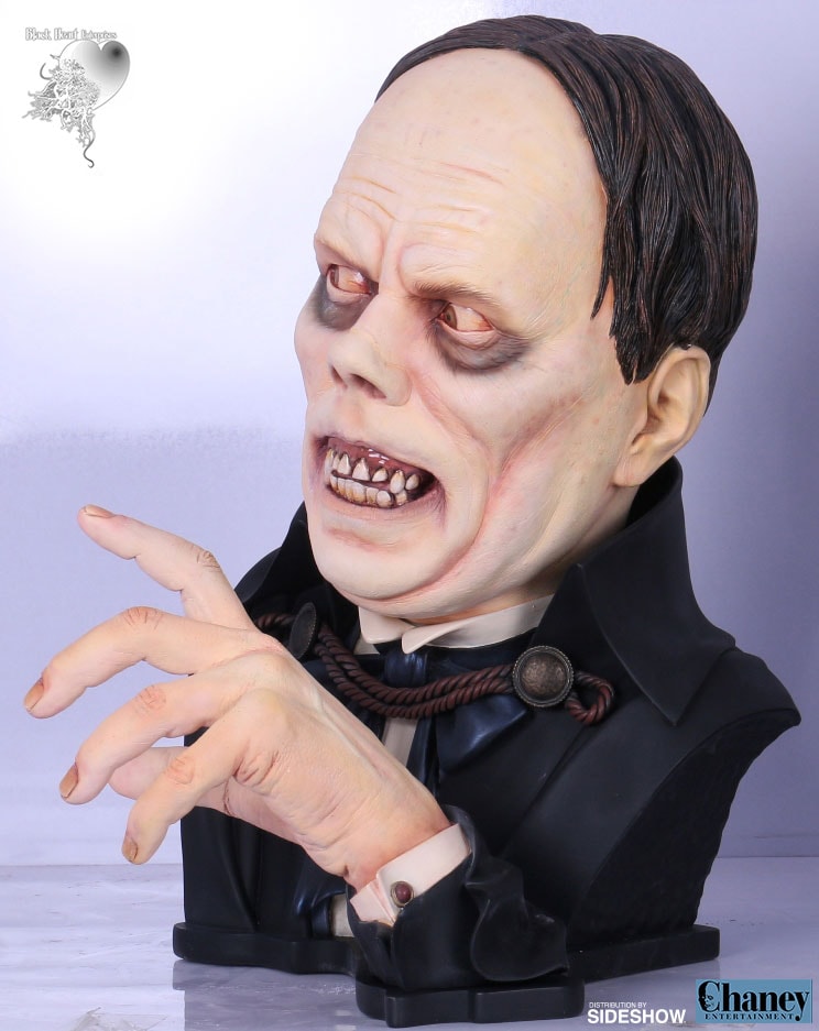 The Phantom of the Opera Lon Chaney Sr as The Phantom of the Opera Life-Size Bust - Prototype Shown View 3