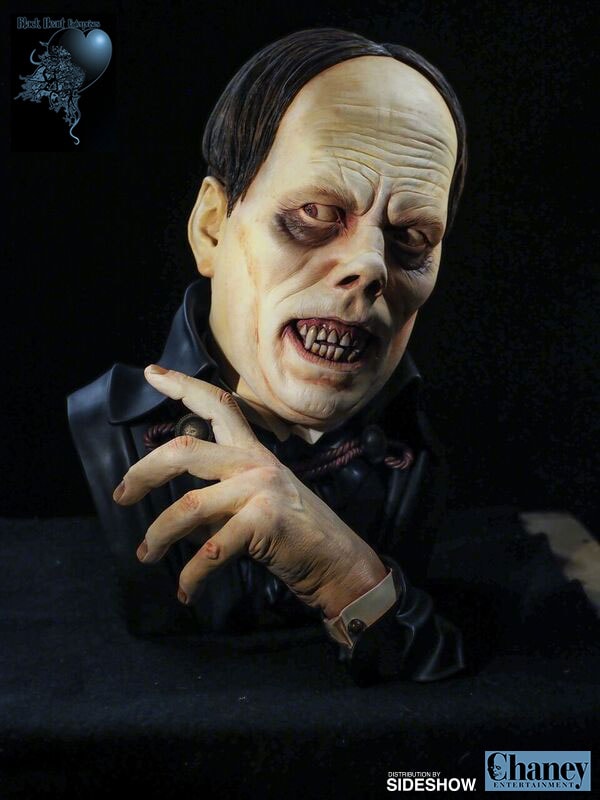 The Phantom of the Opera Lon Chaney Sr as The Phantom of the Opera Life-Size Bust - Prototype Shown View 4