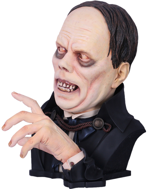 The Phantom of the Opera Lon Chaney Sr as The Phantom of the Opera Life-Size Bust - Prototype Shown View 5