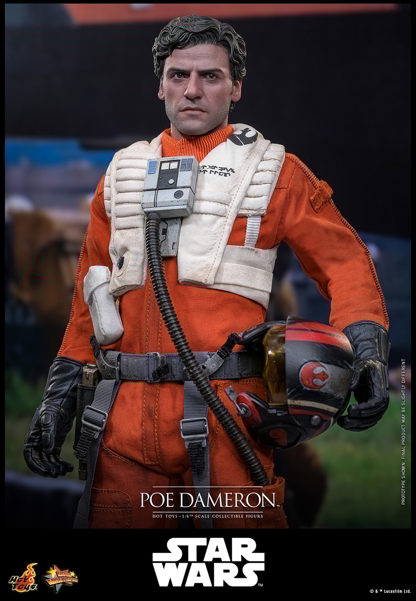 Poe Dameron With X-Wing Fighter The Last Jedi Collection