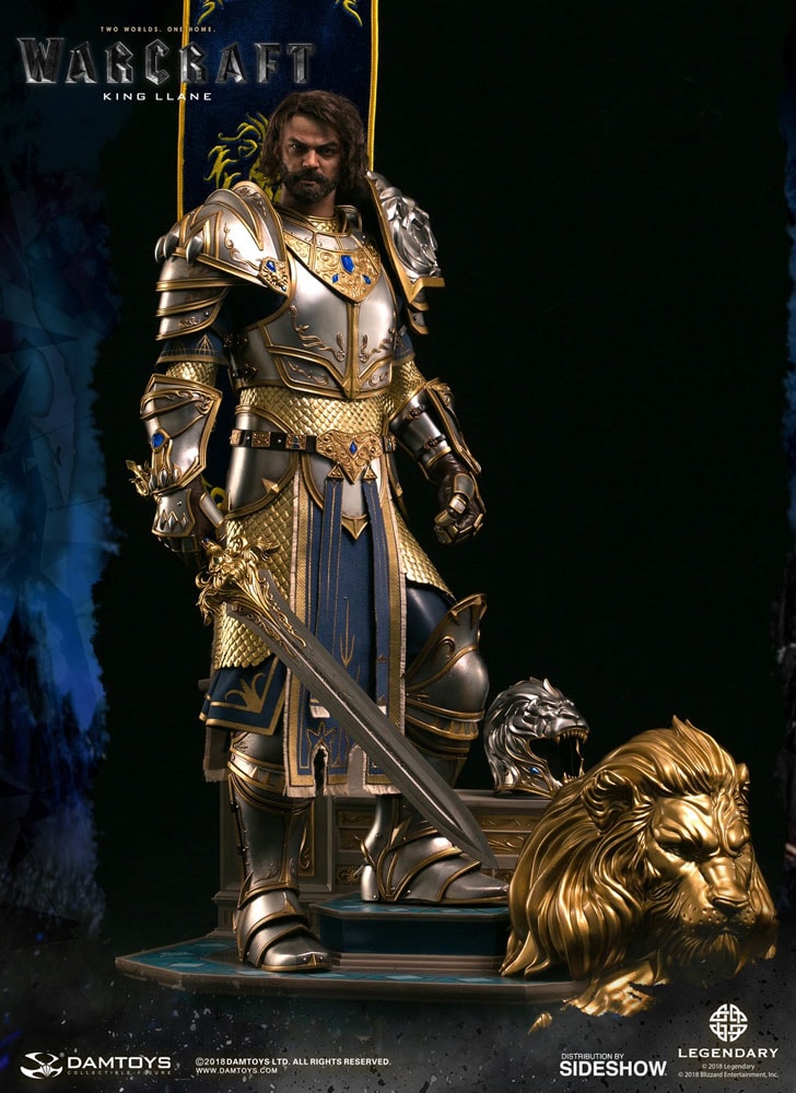 Warcraft King Llane Statues - Prototype Shown View 2