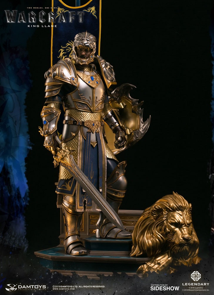 Warcraft King Llane Statues - Prototype Shown View 4