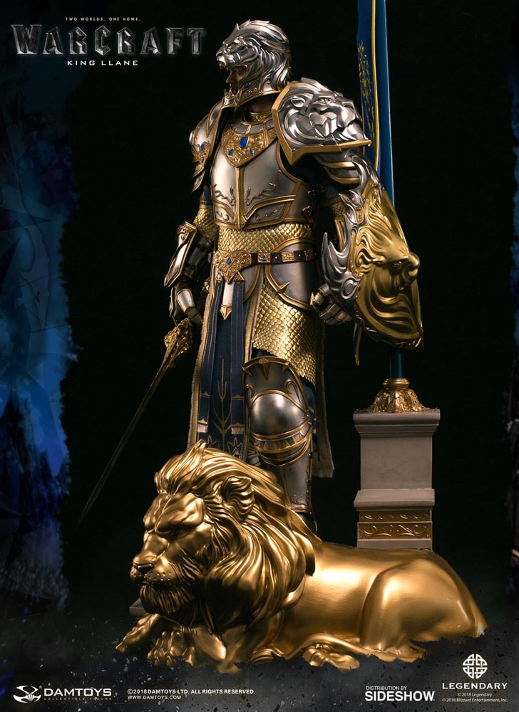 Warcraft King Llane Statues - Prototype Shown View 5