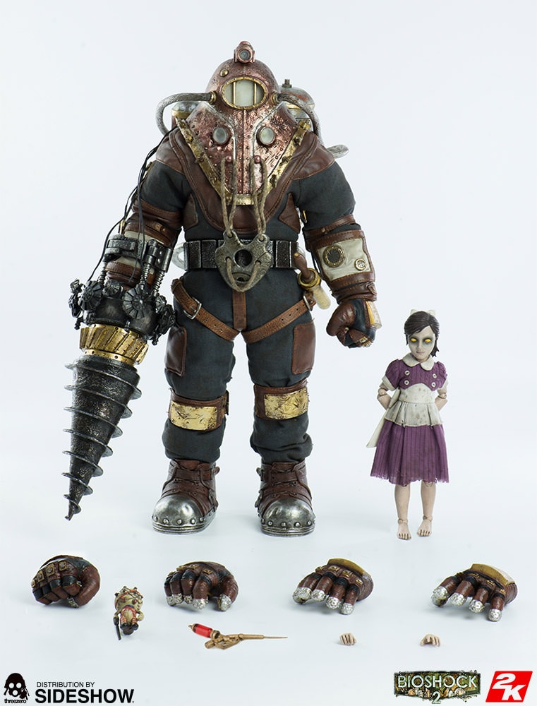BioShock Subject Delta & Little Sister (Deluxe Version) Sixth Scale Figure Set - Prototype Shown View 1