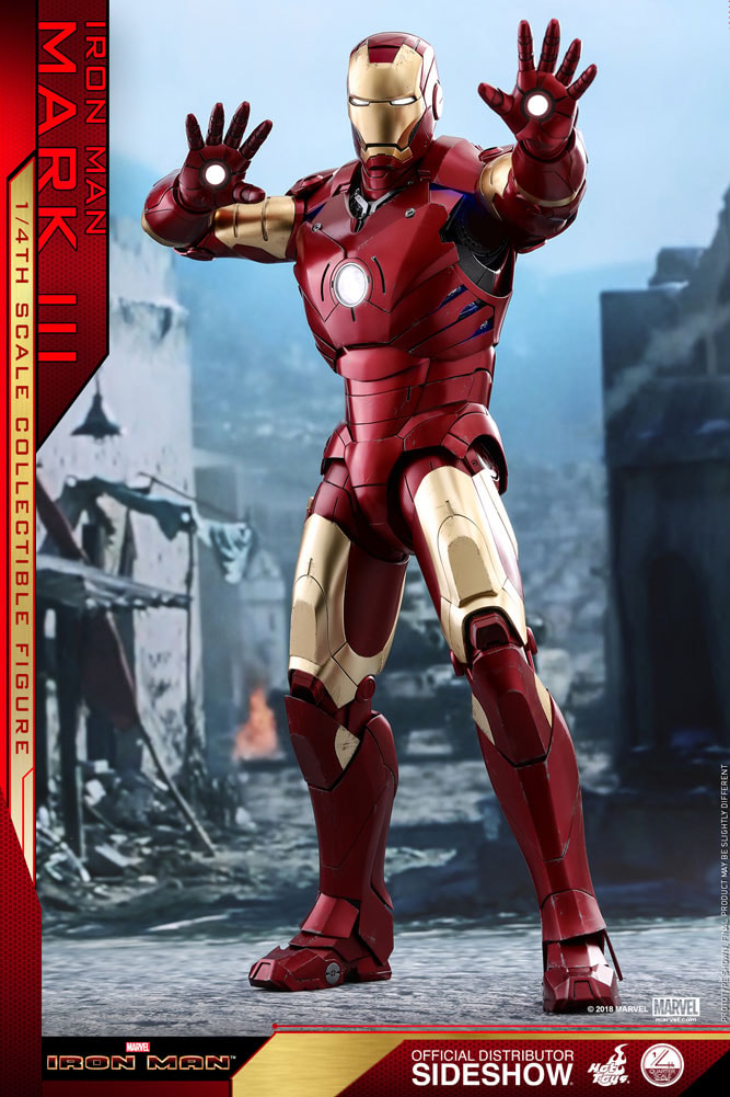 Marvel Iron Man Mark III Quarter Scale Figure by Hot Toys