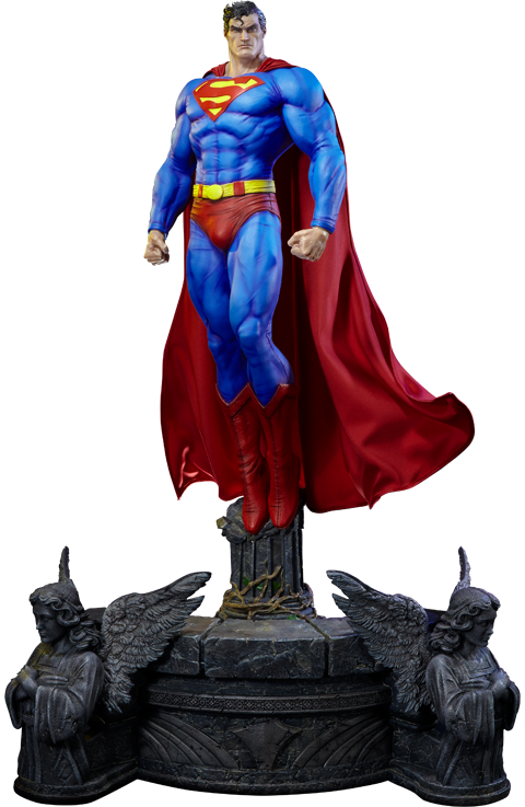 DC Comics Superman Fabric Cape Edition Statue by Prime 1 Stu
