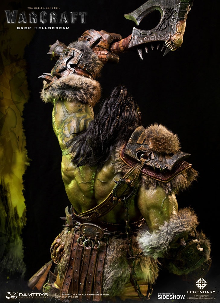 Warcraft Grom Hellscream Version 2 Statues - Prototype Shown View 4