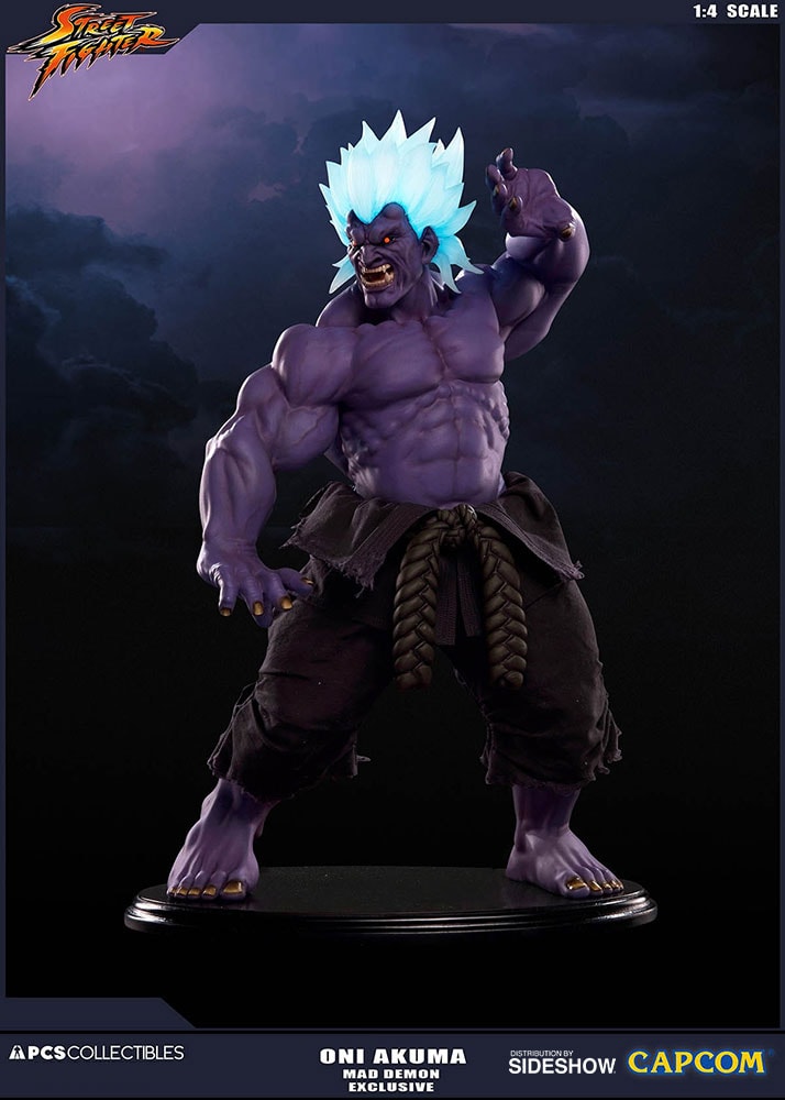 Street Fighter Oni Akuma Mad Demon Statues  Exclusive Edition  View 6