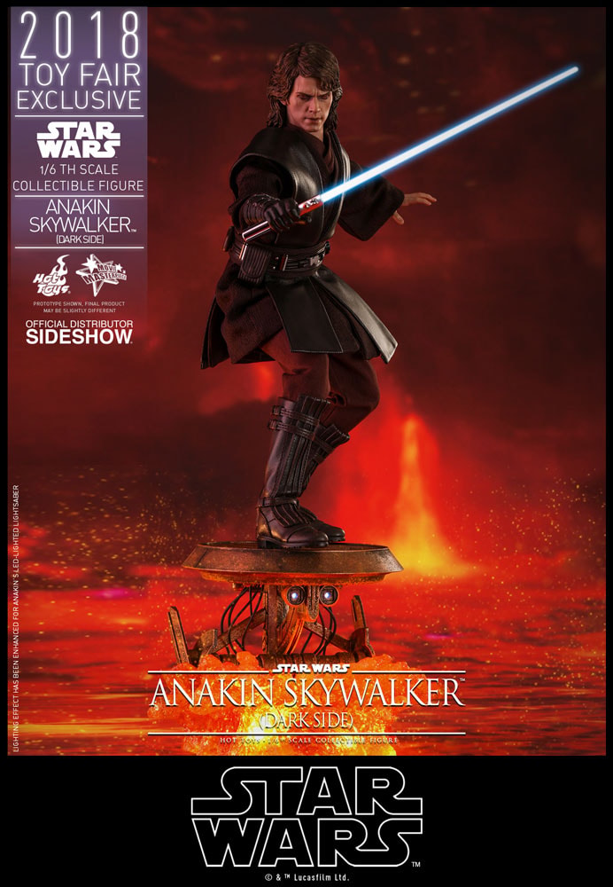 Star Wars Anakin Skywalker Dark Side Sixth Scale Figure  Exclusive Edition - Prototype Shown View 3