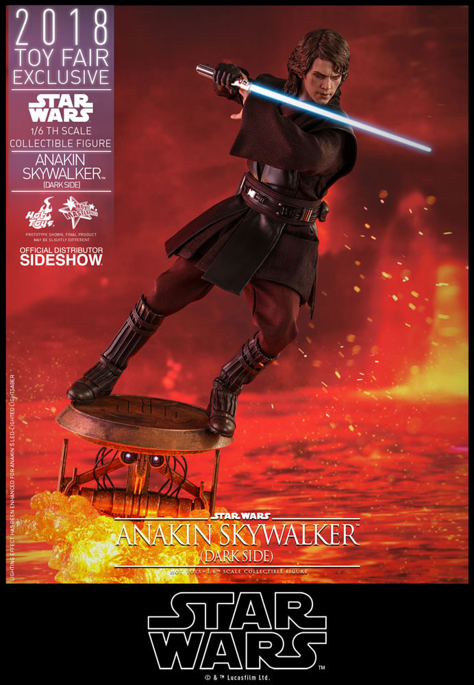 Star Wars Anakin Skywalker Dark Side Sixth Scale Figure  Exclusive Edition - Prototype Shown View 4