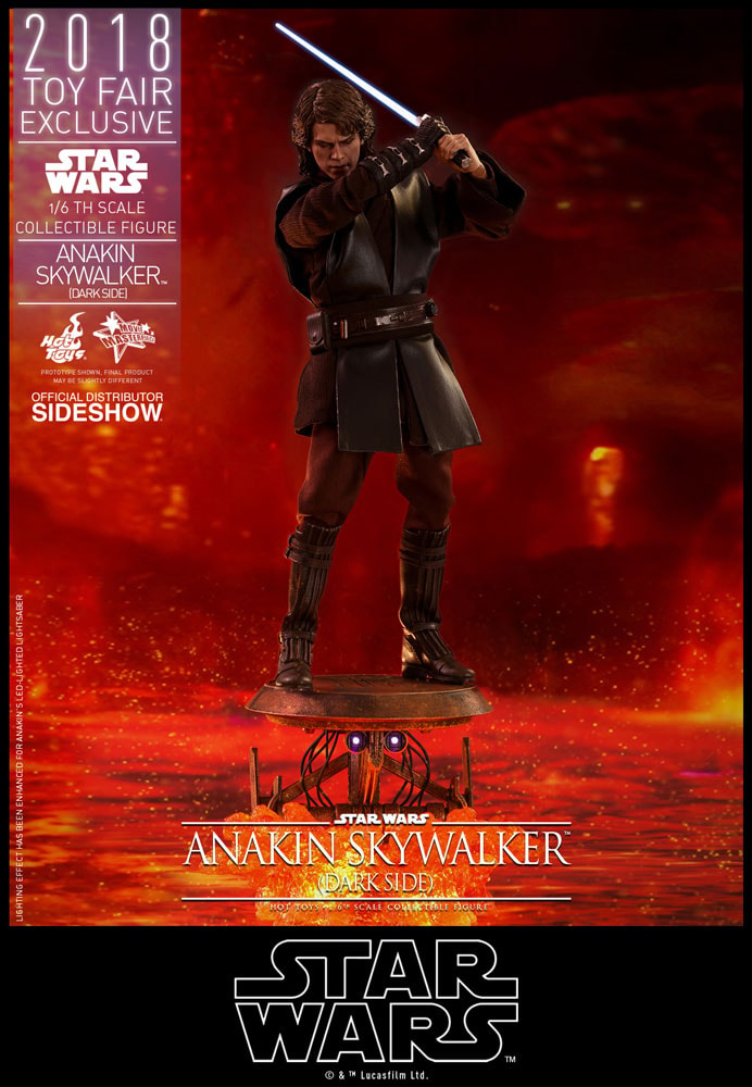 Star Wars Anakin Skywalker Dark Side Sixth Scale Figure  Exclusive Edition - Prototype Shown View 6