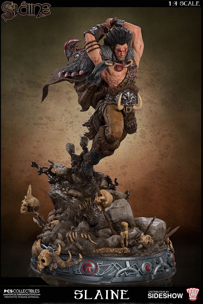 2000 AD Slaine Statues  Collector Edition - Prototype Shown View 6
