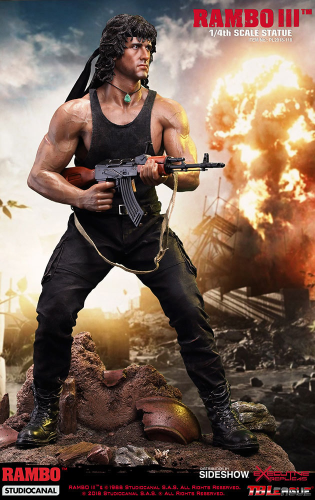 Rambo Rambo III Statues - Prototype Shown View 1