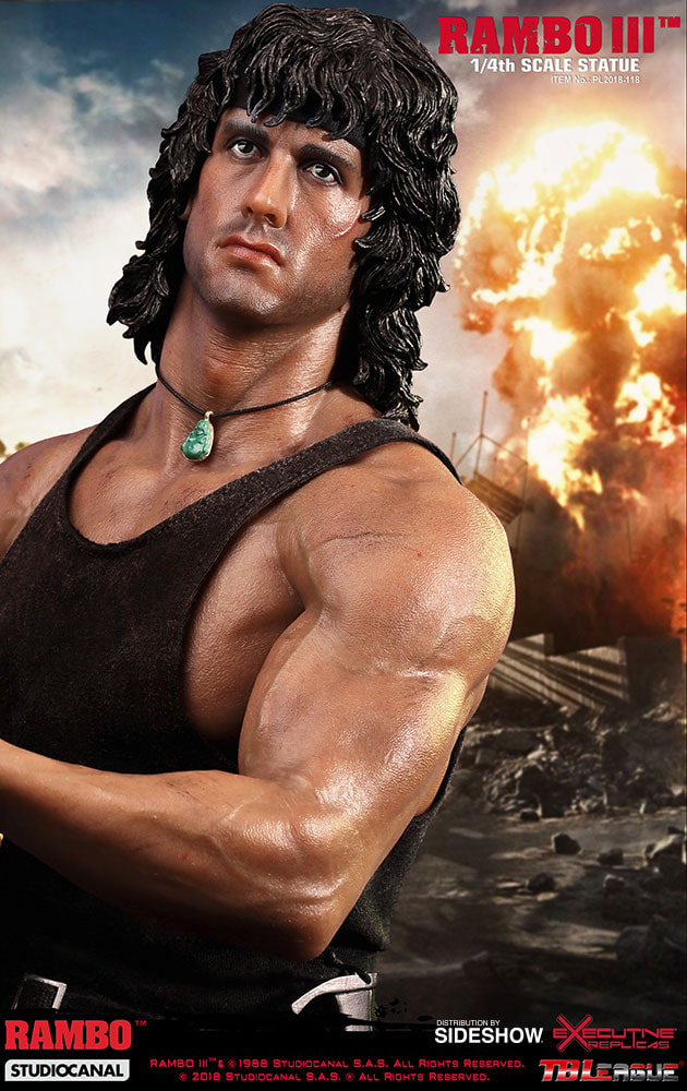Rambo Rambo III Statues - Prototype Shown View 2