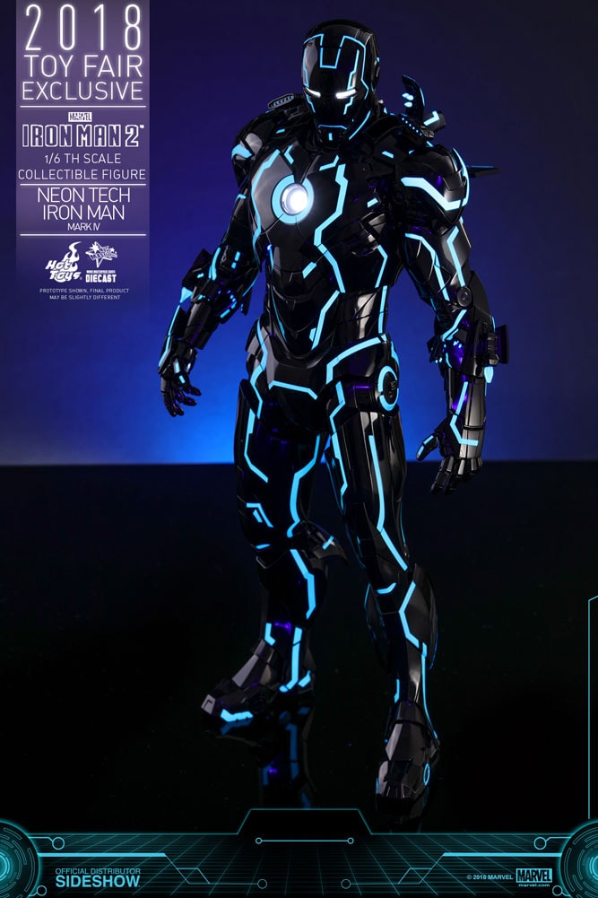 【SALE／55%OFF】 Man Iron Tech Neon Mark Sideshow | Toys Hot by Figure IV アイアンマン