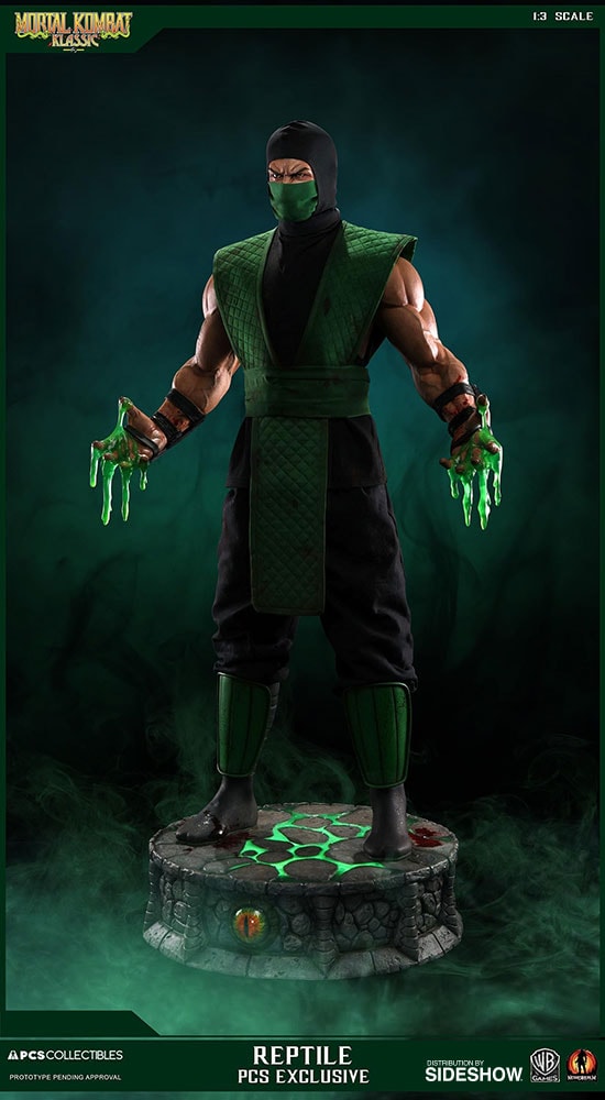 Mortal Kombat Reptile 1:3 Scale Statue  Exclusive Edition - Prototype Shown View 6