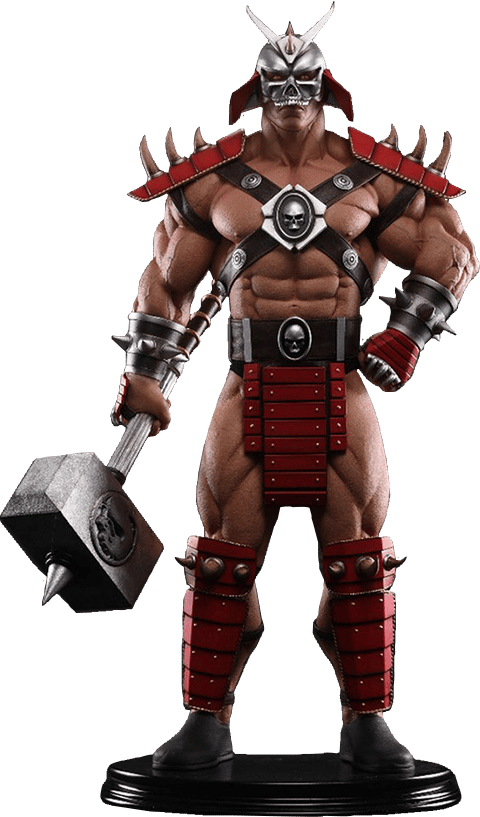 Mortal Kombat Shao Kahn Statues - Prototype Shown View 6