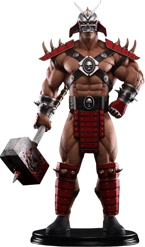 Mortal Kombat Shao Kahn Bloody Hammer Statues  Exclusive Edition - Prototype Shown View 3