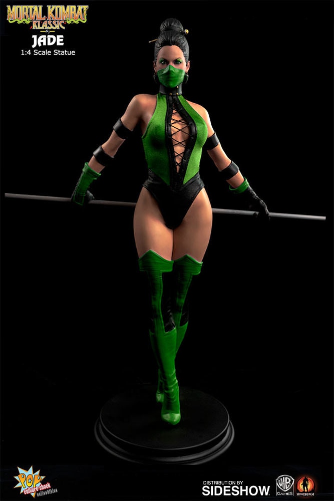 Mortal Kombat Jade Statues - Prototype Shown View 1