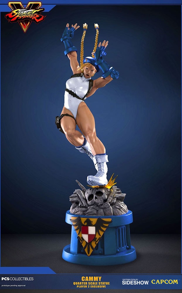 Street Fighter Cammy Player 2 White Statues  Exclusive Edition - Prototype Shown View 1