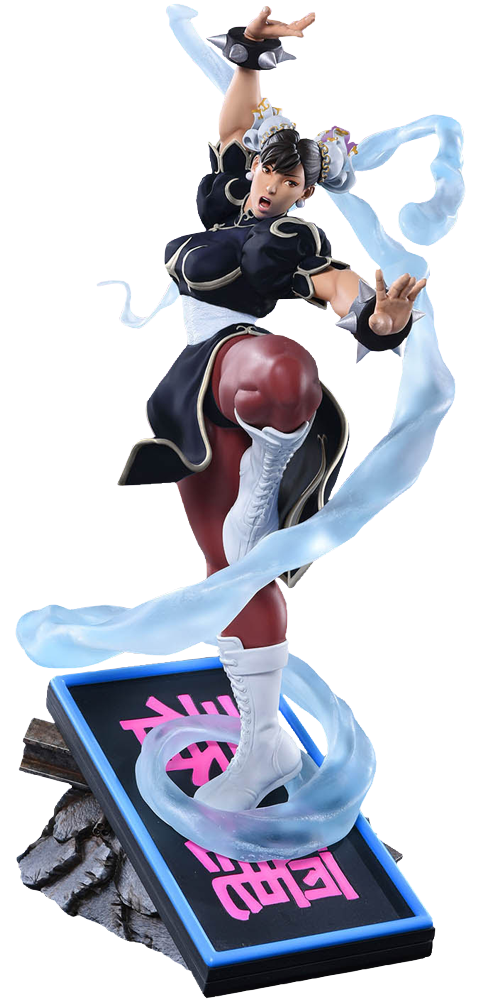 Street Fighter Chun-Li V-Trigger Player 2 Black Statue by Po
