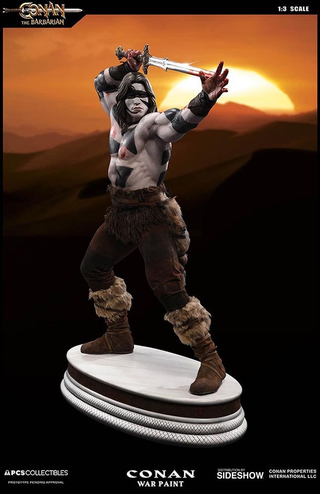 Conan Conan the Barbarian War Paint Statues  Exclusive Edition - Prototype Shown View 2