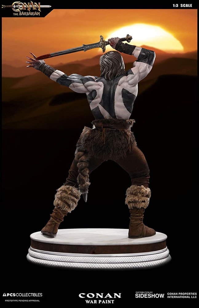 Conan Conan the Barbarian War Paint Statues  Exclusive Edition - Prototype Shown View 4
