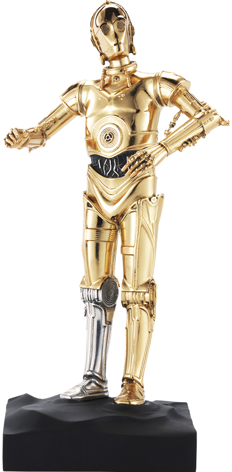 Star Wars C-3PO Figurine Pewter Collectible - Prototype Shown View 6