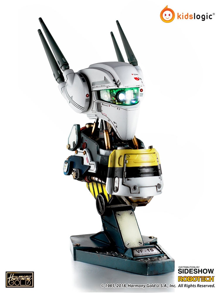 Robotech Saga Valkyrie VF-1S Mechanical Bust Statue - Prototype Shown View 3