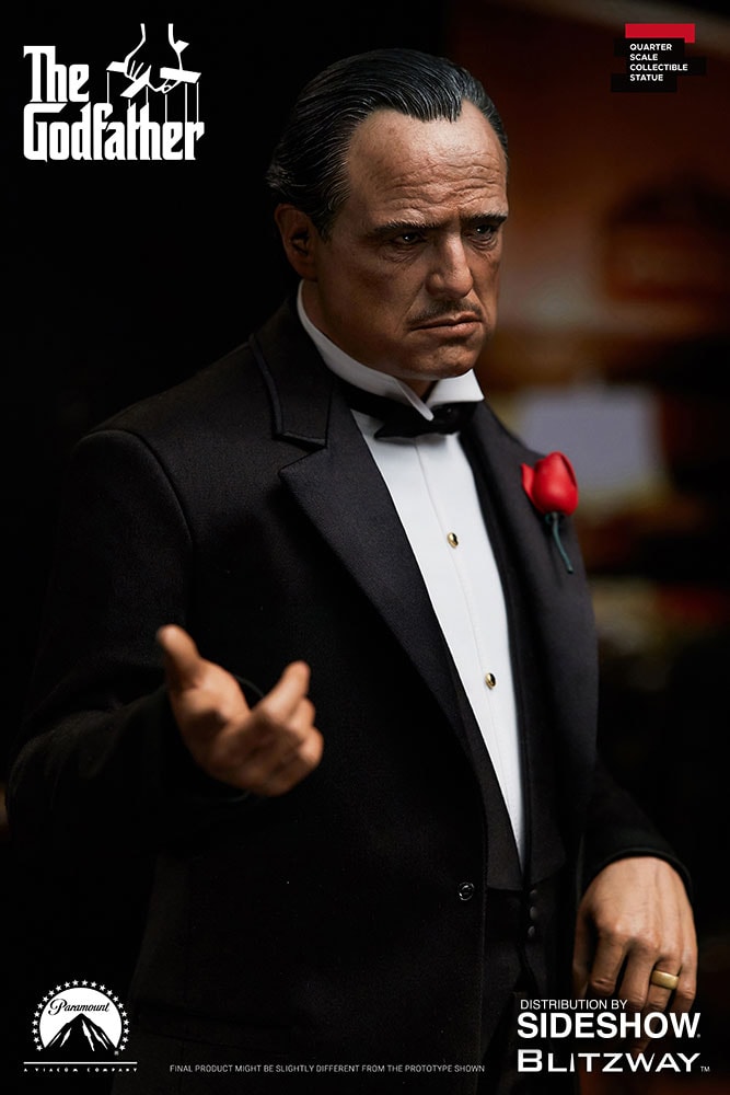 The Godfather Vito Corleone Statues - Prototype Shown View 2