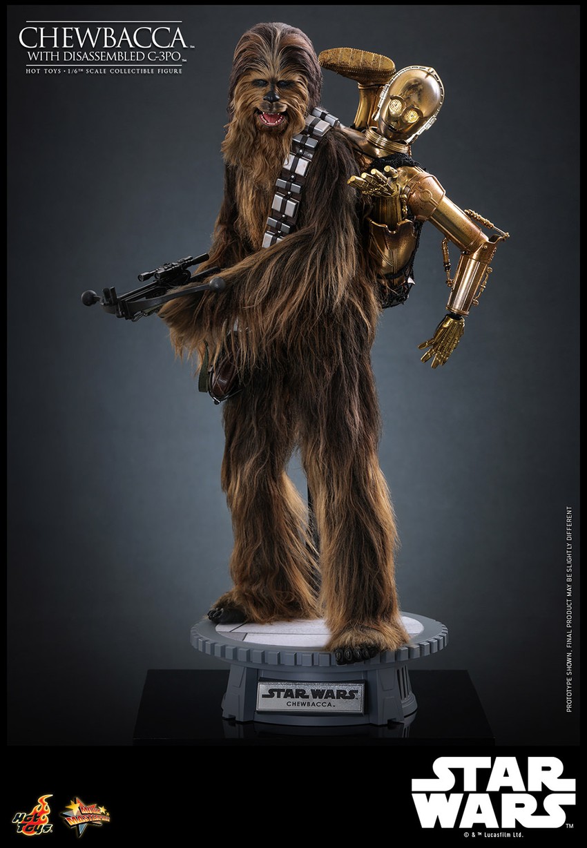 スターウォーズ　ホットトイズ　HOTTOYS C-3PO チューバッカ Chewbacca™ with Disassembled C-3PO™ Sixth Scale Figure by Hot Toys