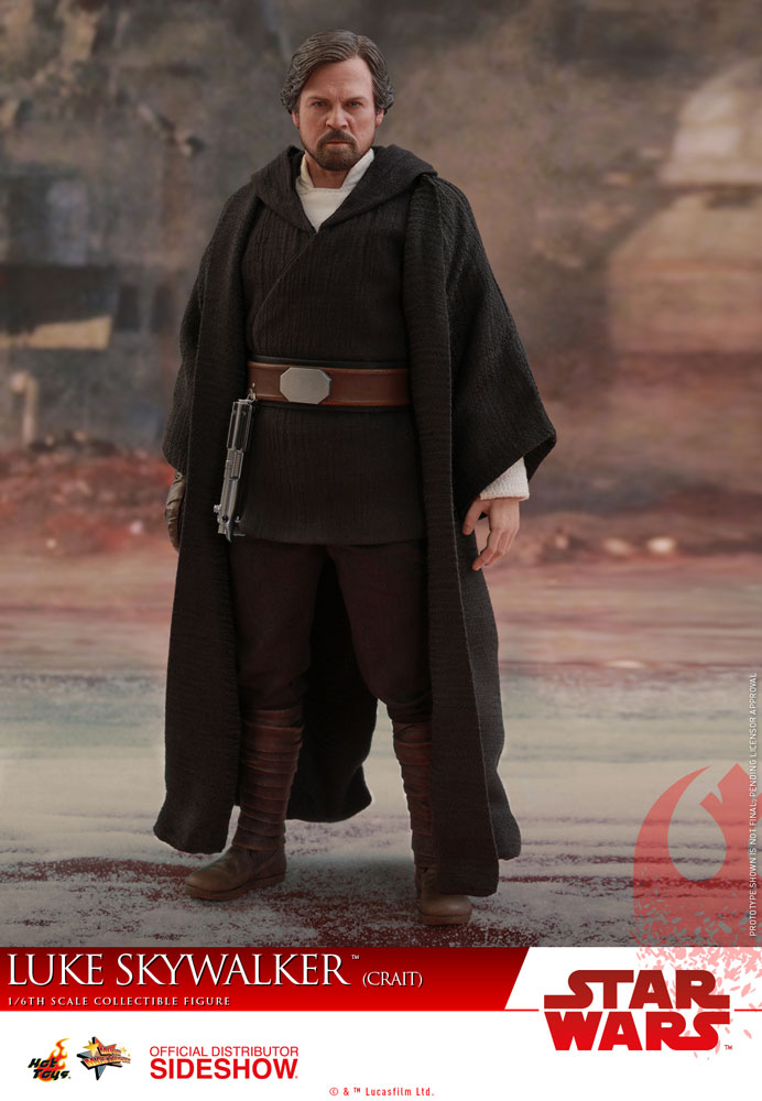 Star Wars Luke Skywalker Crait Sixth Scale Figure - Prototype Shown View 6