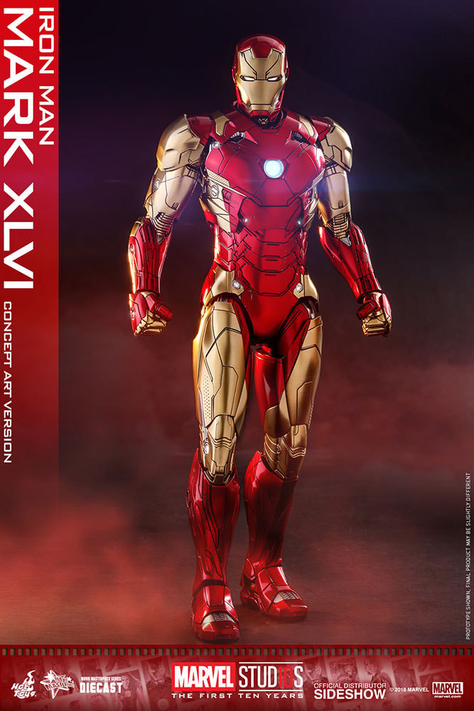 Marvel Iron Man Mark XLVI Concept Art Version Sixth Scale Figure  Exclusive Edition - Prototype Shown View 2