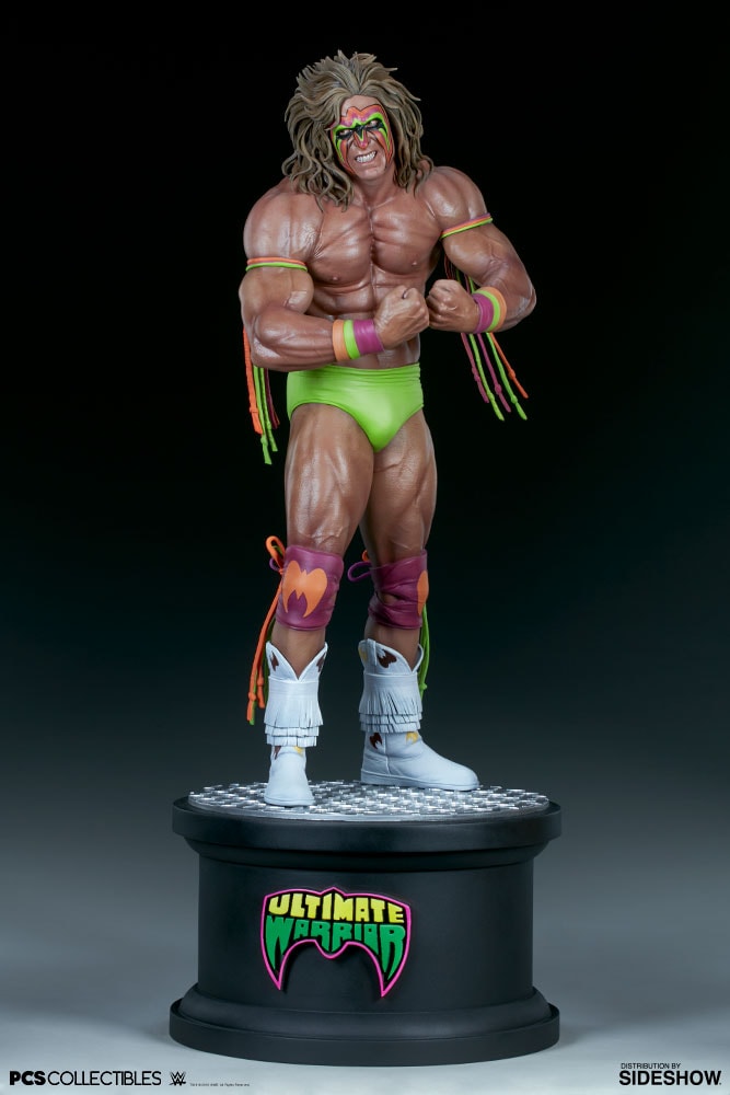 WWE Ultimate Warrior Statues - Prototype Shown View 4