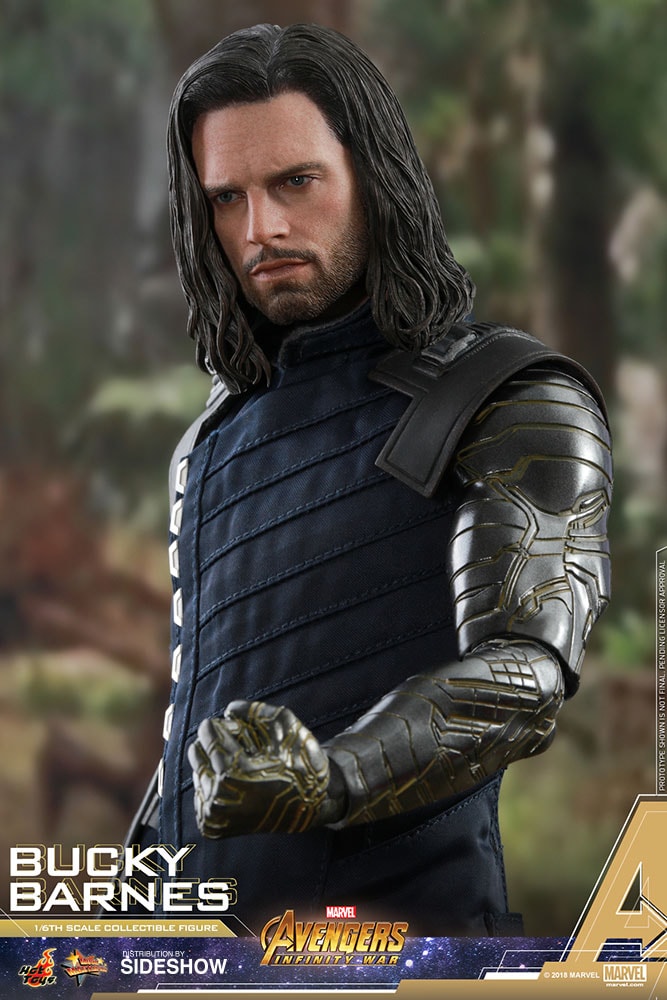 Marvel Bucky Barnes Sixth Scale Figure - Prototype Shown View 2