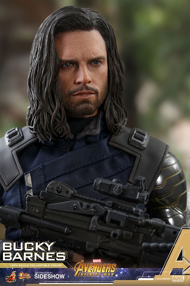 Marvel Bucky Barnes Sixth Scale Figure - Prototype Shown View 3