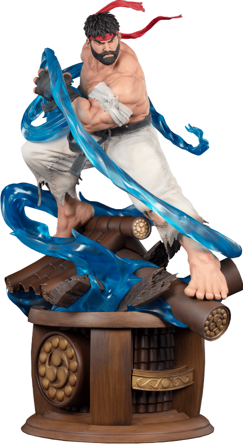 Street Fighter Battle Ryu Statue by Pop Culture Shock | Sideshow