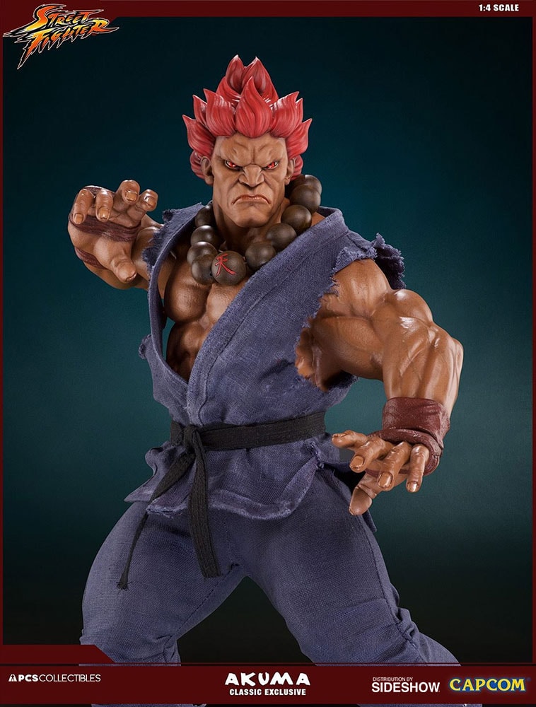 Street Fighter Akuma 10 Year Classic Statues  Exclusive Edition  View 6