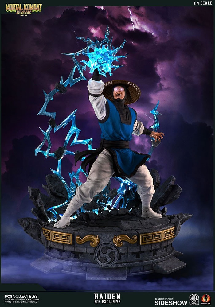 Mortal Kombat Raiden Legacy Statues  Exclusive Edition  View 1