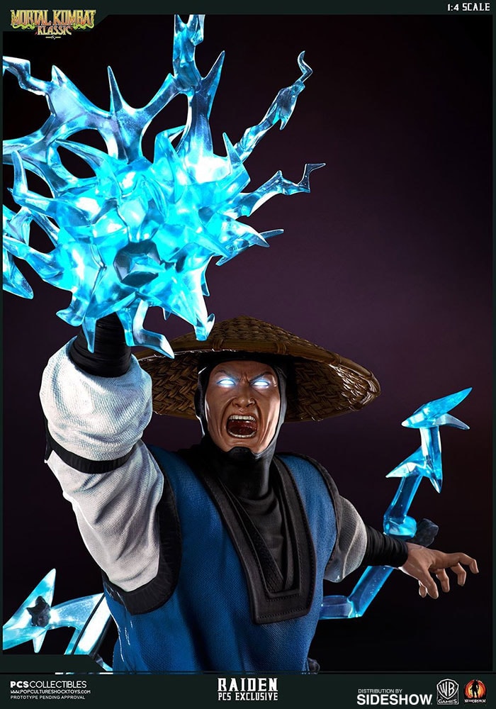 Mortal Kombat Raiden Legacy Statues  Exclusive Edition  View 3