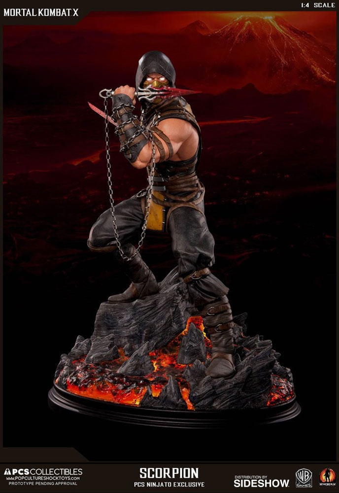 Mortal Kombat Scorpion Statues  Exclusive Edition  View 1