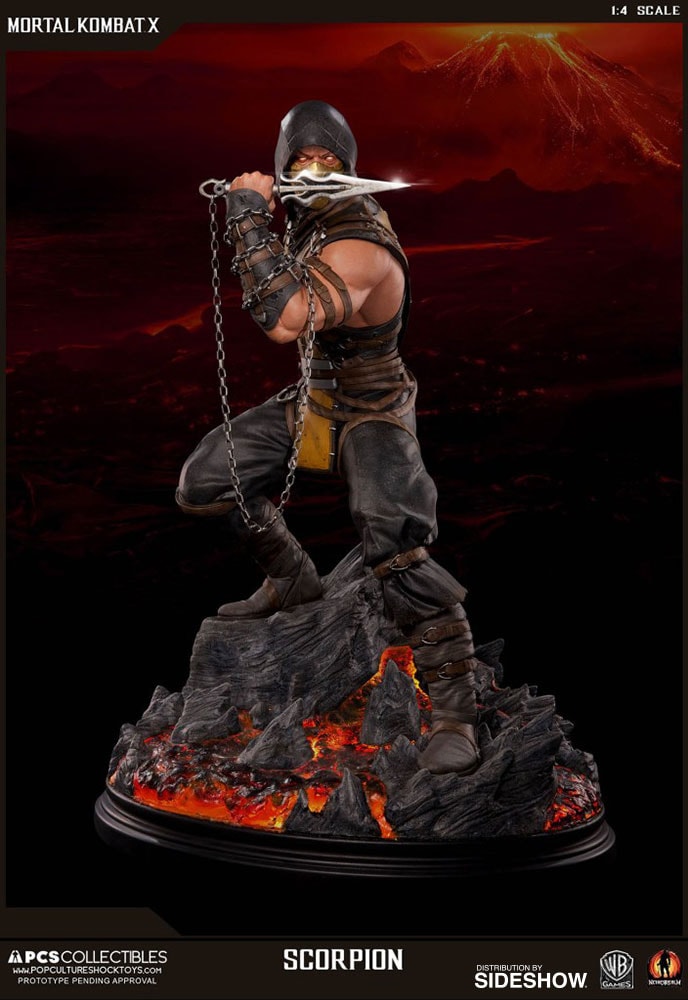 Mortal Kombat Scorpion Statues  Exclusive Edition  View 3