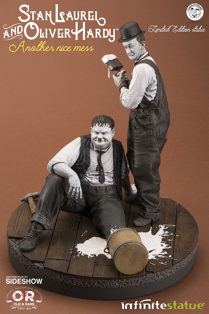 Stan Laurel & Oliver Hardy Stan Laurel and Oliver Hardy Statues - Prototype Shown View 1