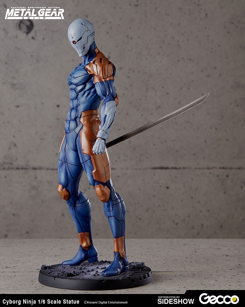 Metal Gear Solid Cyborg Ninja Statues - Prototype Shown View 6